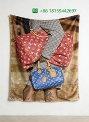 Louis Vuitton Throw Blankets